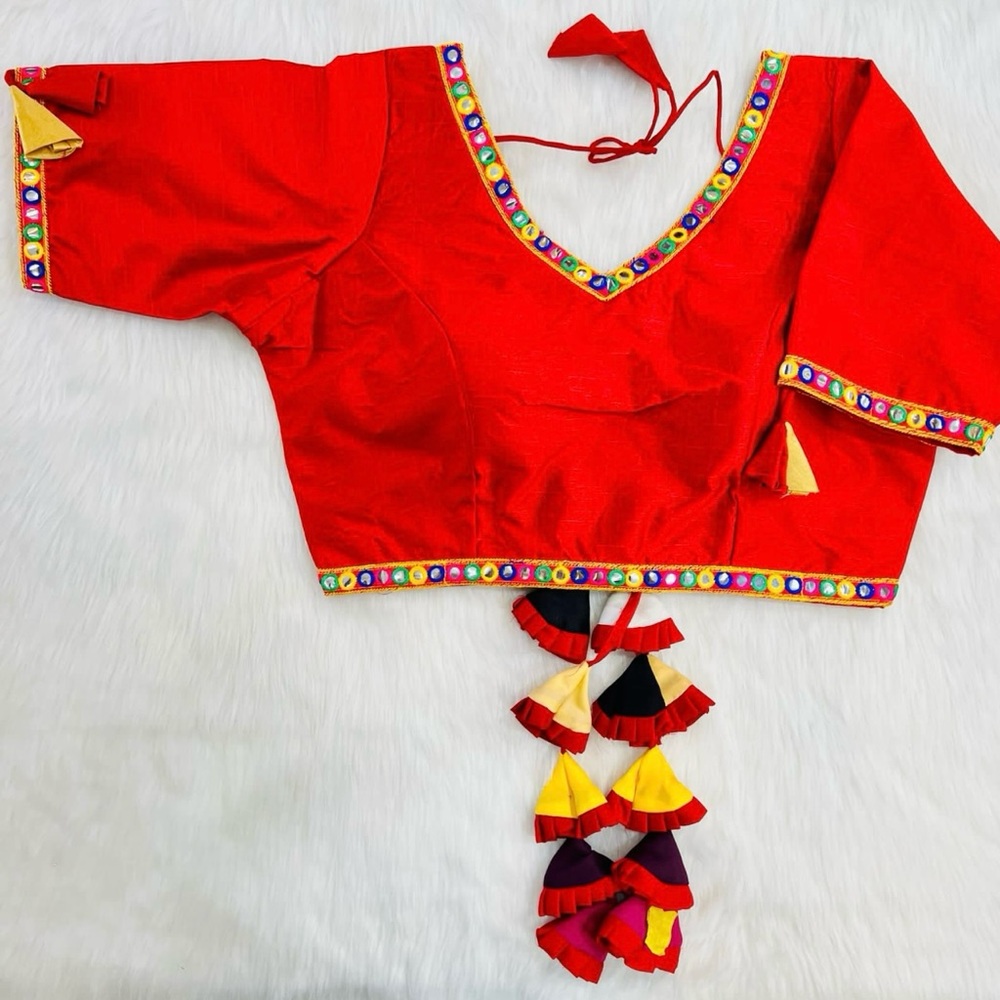 Mirror Saree blouse